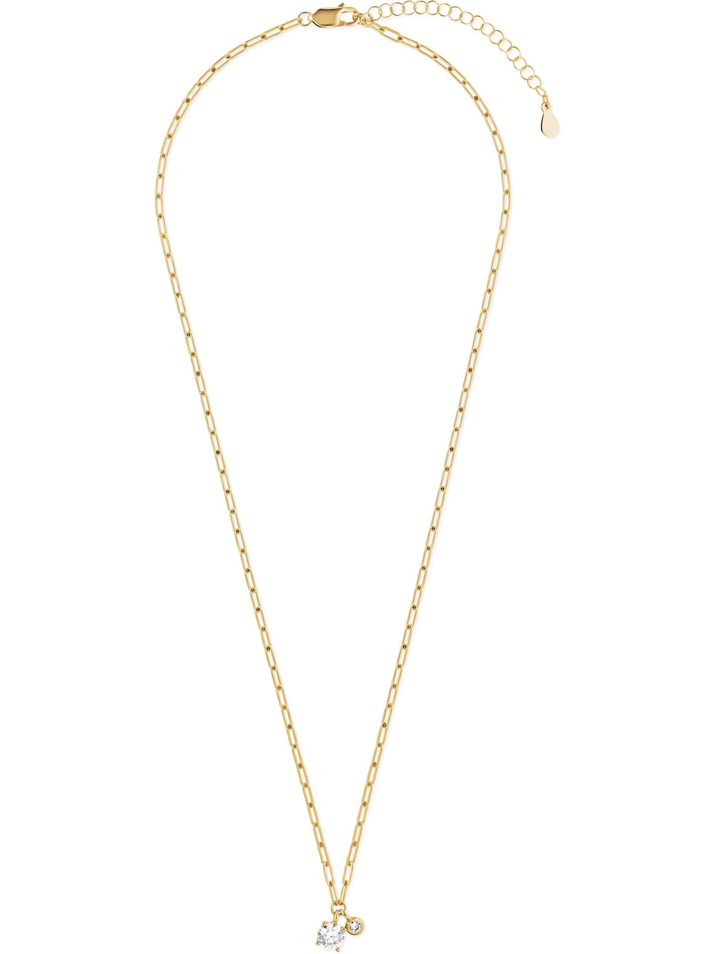 FAVS Necklace in Yellow: front