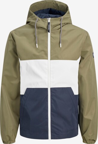 Veste mi-saison 'Luke' JACK & JONES en vert : devant