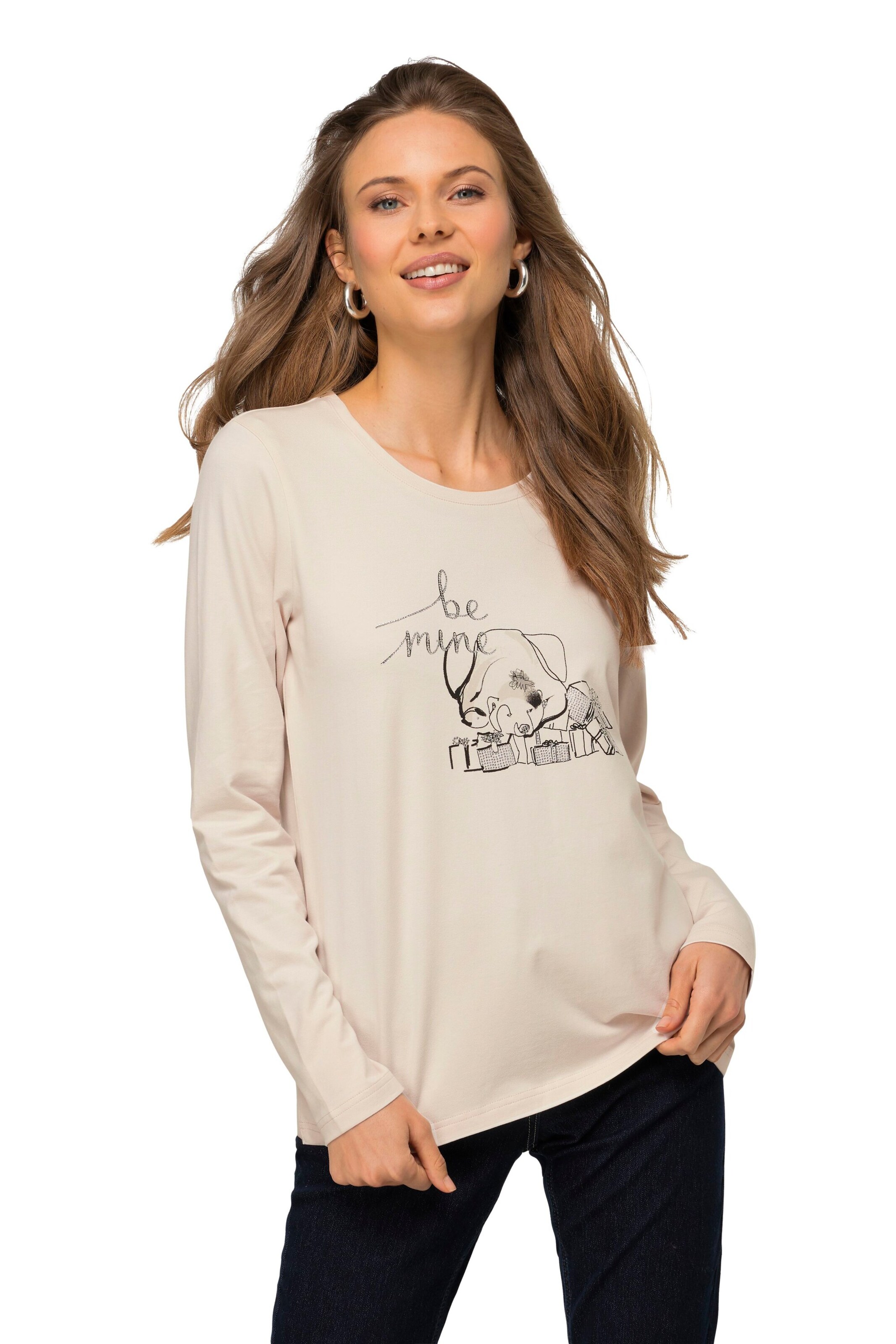 LAURASØN Shirt in Beige: front