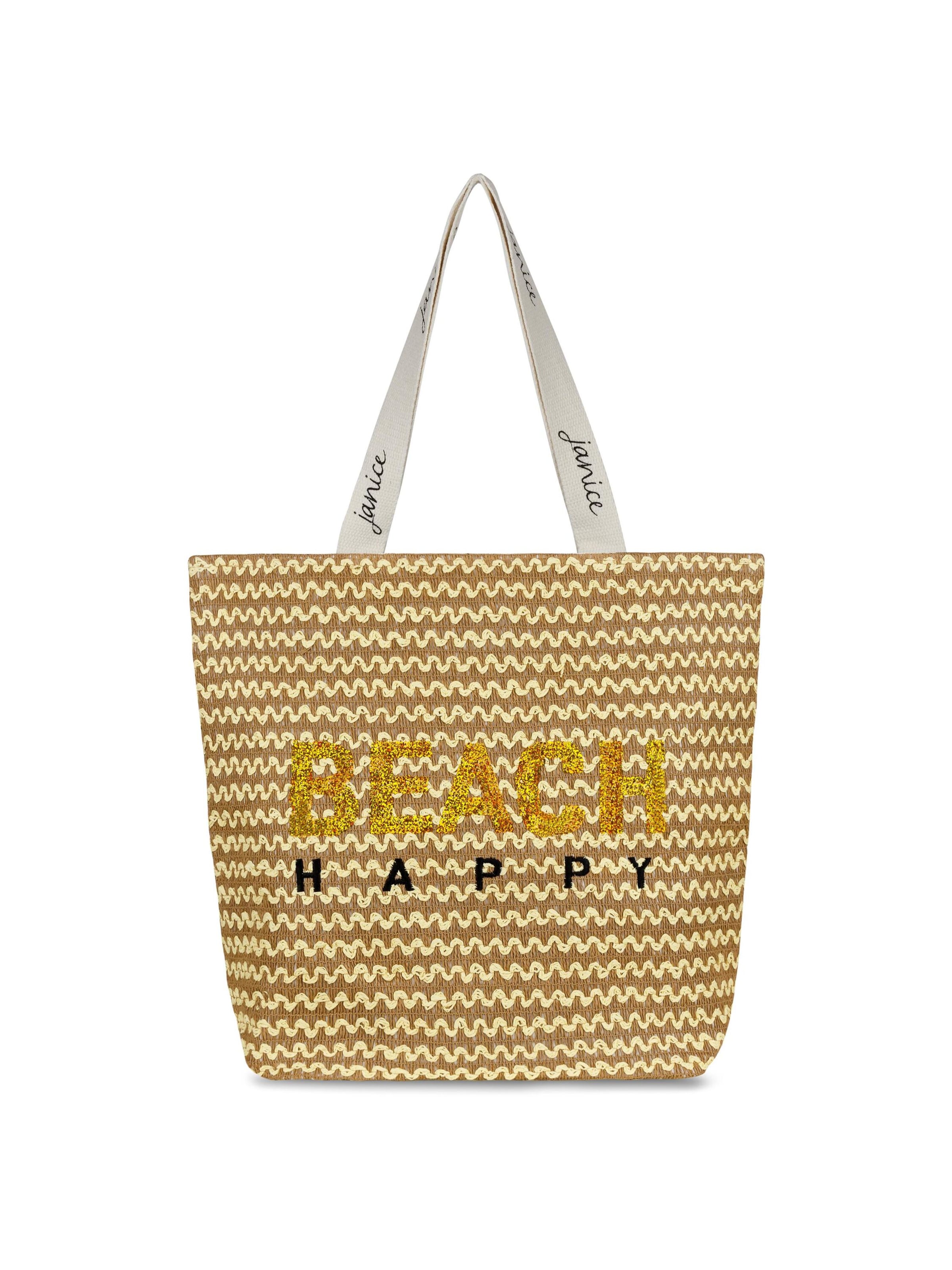 normani Beach bag 'Meeru' in Beige: front