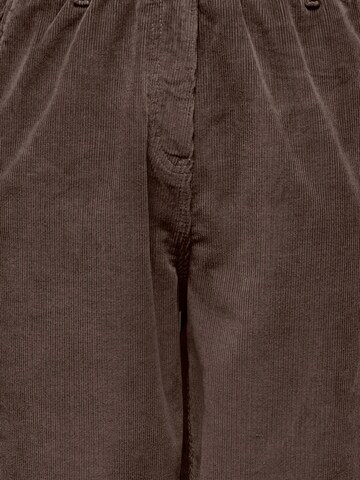 ONLY - regular Pantalón 'ONLFLORA' en marrón