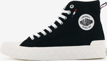 Palladium High-Top Sneakers in Black: front