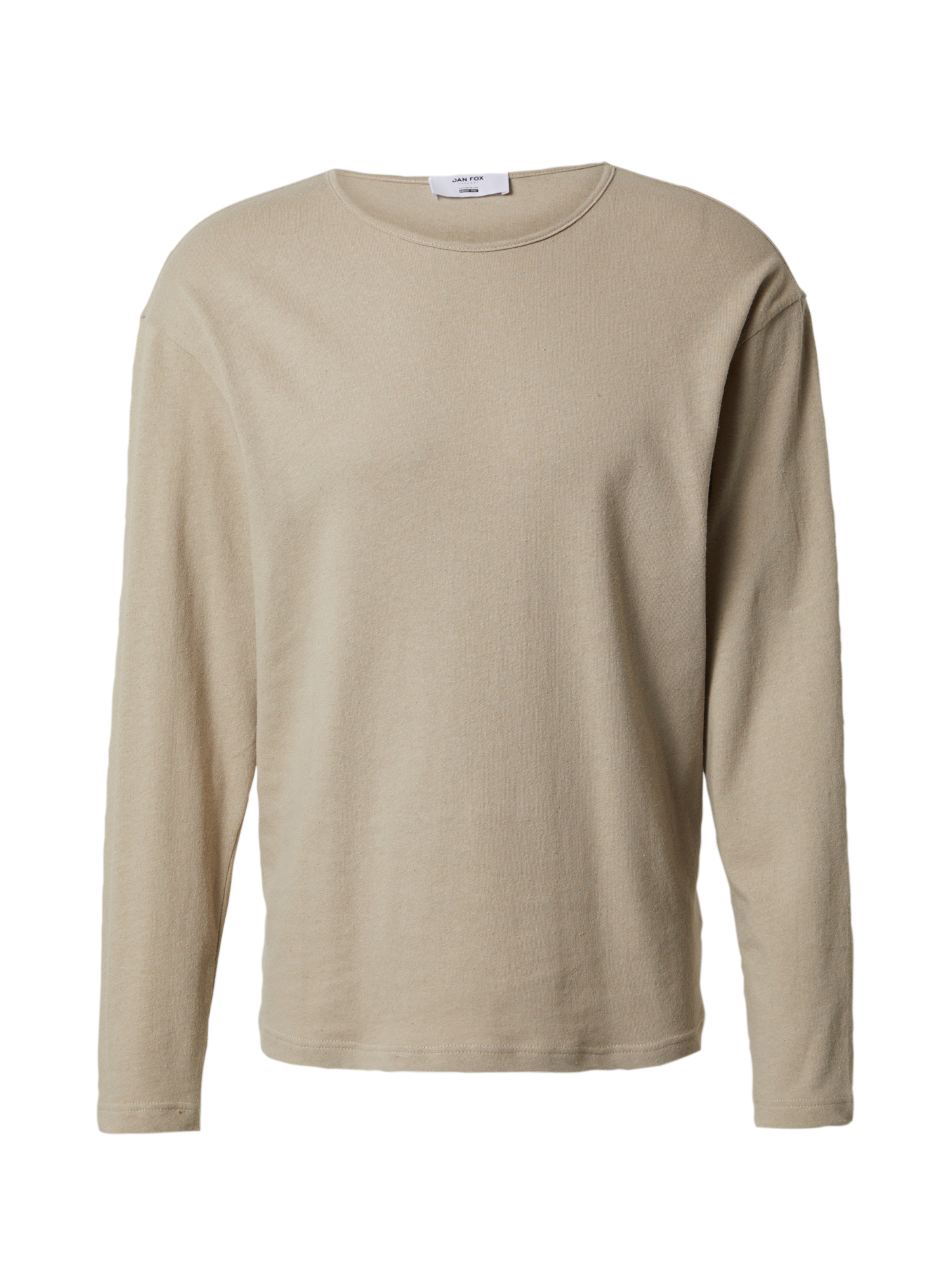 DAN FOX APPAREL Shirt 'Fabio' in Beige: front