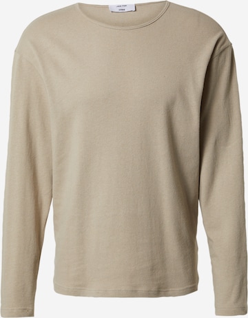 DAN FOX APPAREL Shirt 'Fabio' in Beige: front