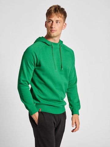 Sweat-shirt Hummel en vert : devant