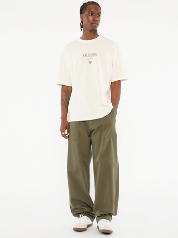 T-Shirt 'Baker' GUESS Originals en beige