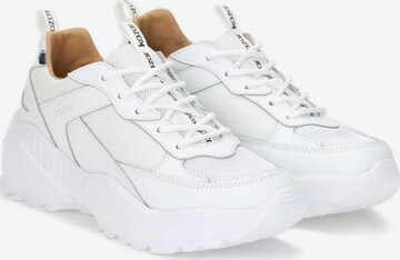 Baskets basses Kazar en blanc