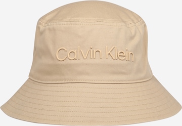 Calvin Klein Шапка с периферия в бежово