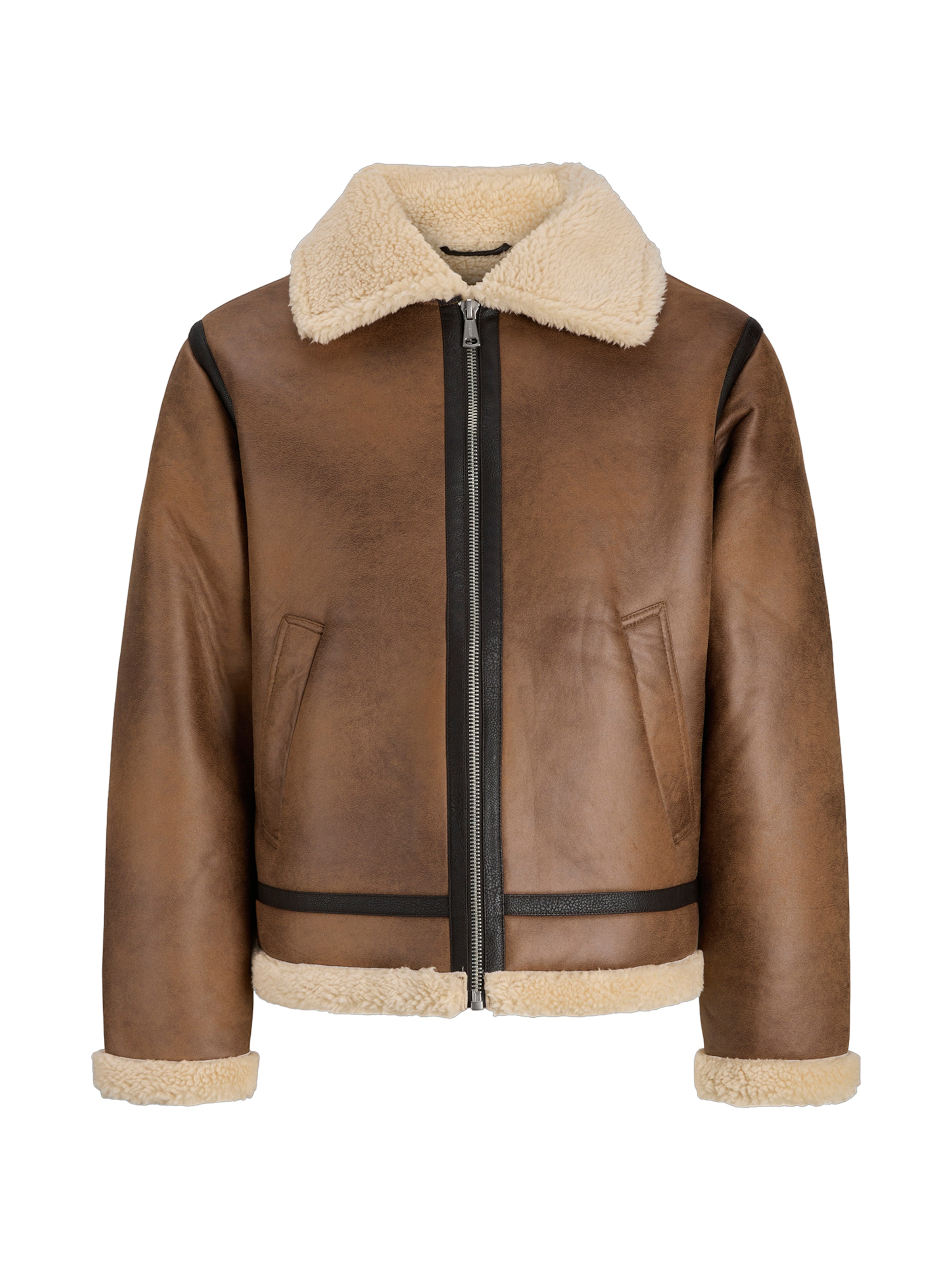Jack & Jones Plus Between-Season Jacket 'JORNORREBRO' in Brown: front