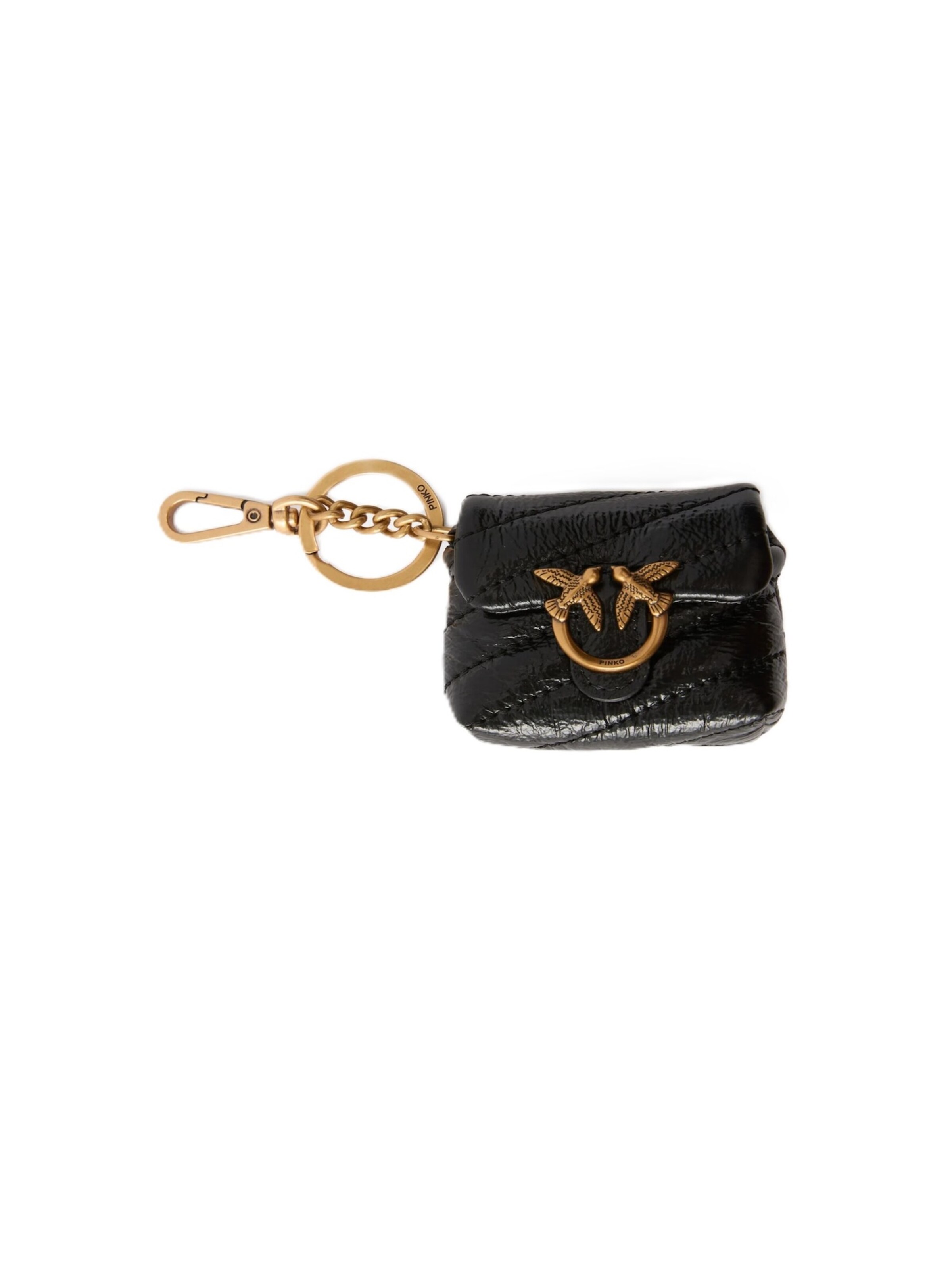 PINKO Key Ring '105869 A37O' in Black: front