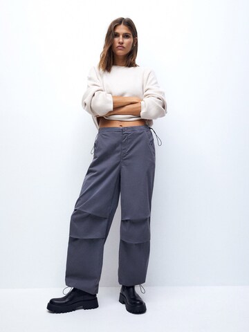 Pull&Bear Loose fit Pants in Grey