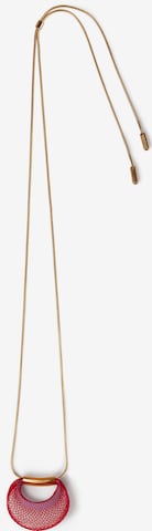 Gretchen Halskette 'Vlum Loop' in Rot: Vorderseite