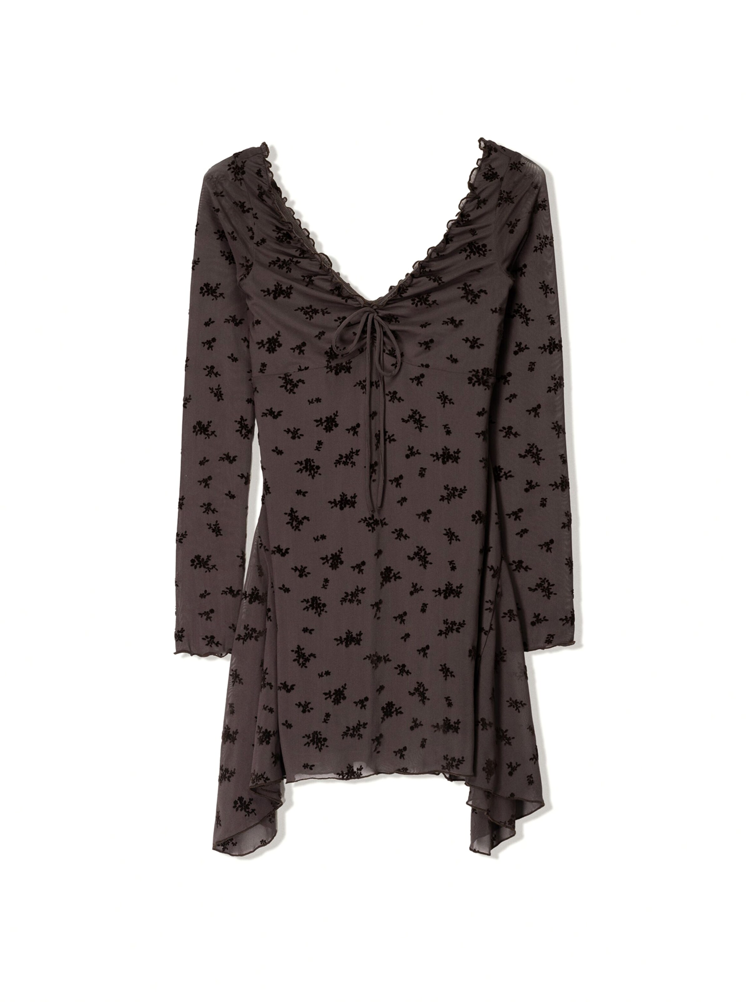 Bershka Šaty - Hnedá