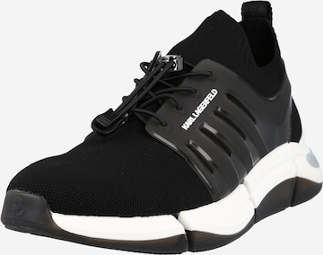 Karl Lagerfeld Sneakers 'QUADRO' in Black: front