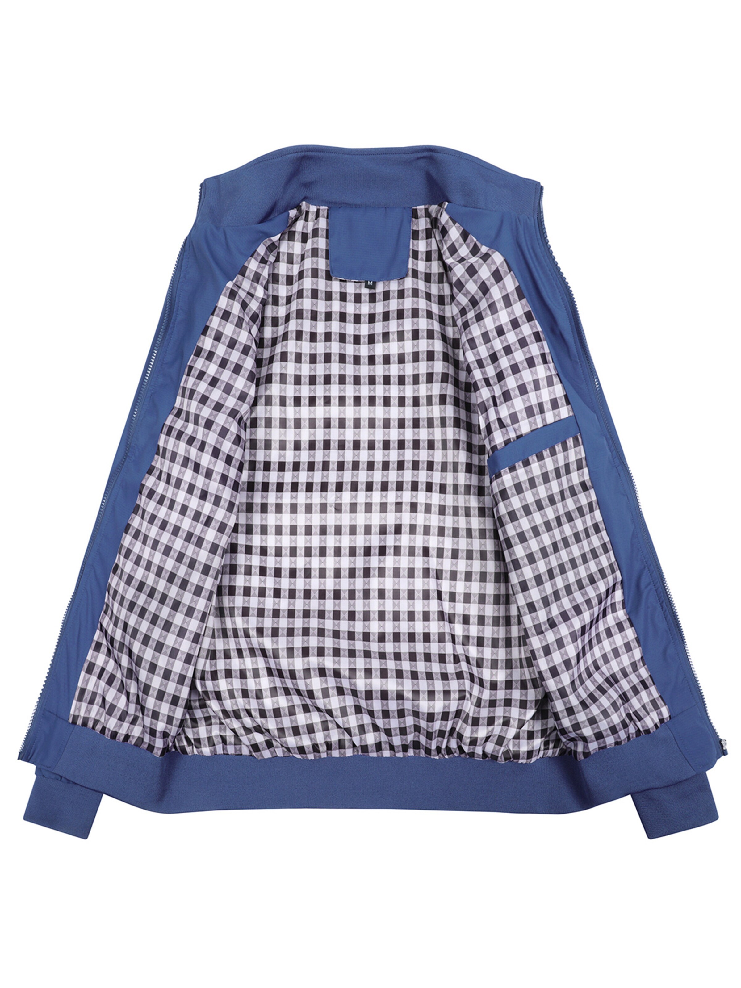 YOUTHUP Between-Season Jacket 'Kragen' in Blue