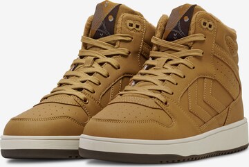 Hummel High-Top Sneakers in Brown