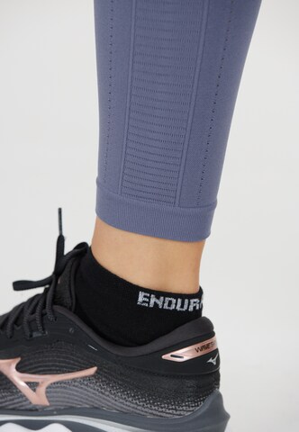 ENDURANCE Skinny Sportbroek 'Flane' in Blauw