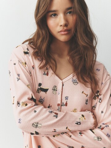 Next Natskjorte i pink