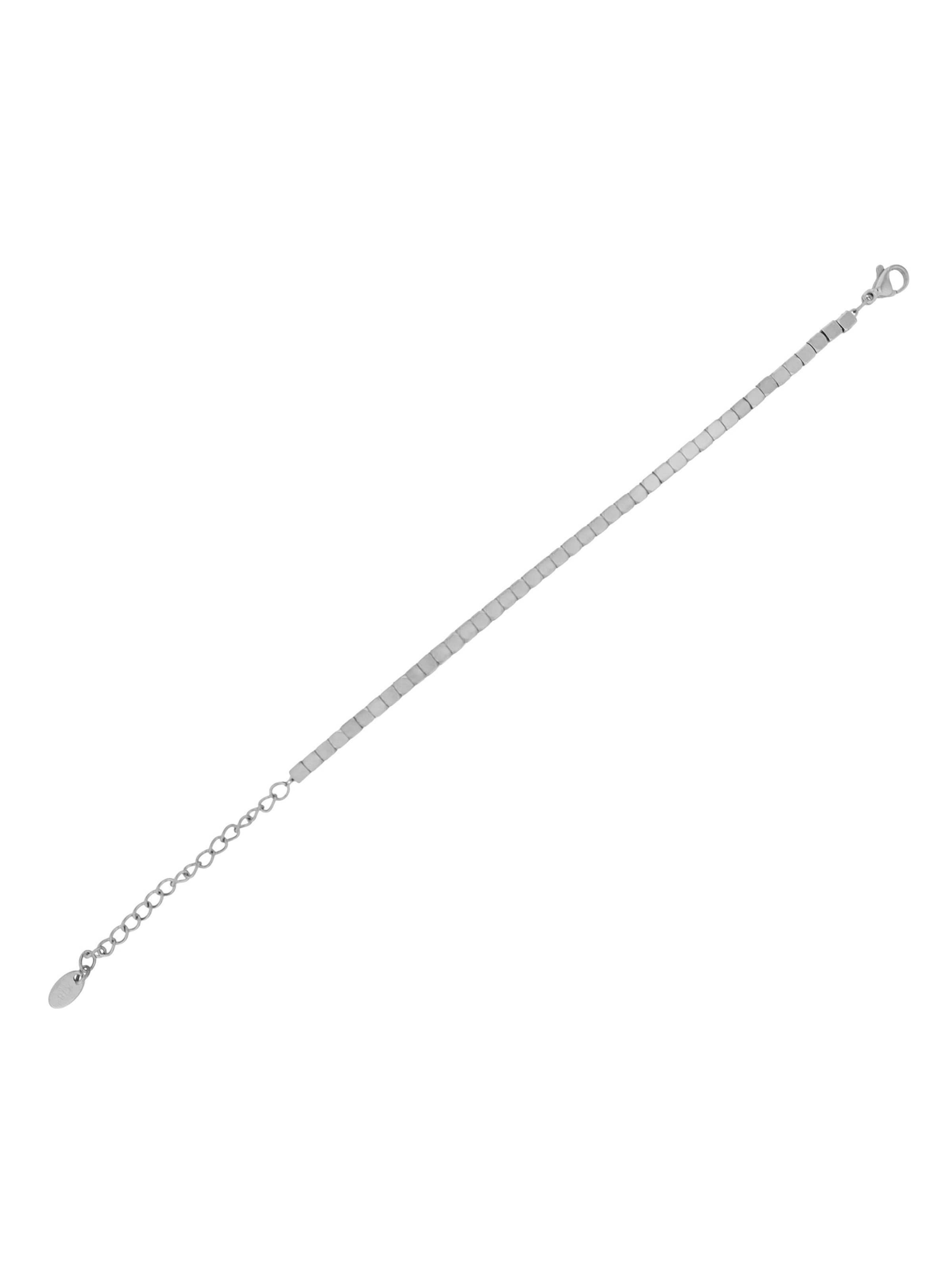 Akzent Bracelet 'Cube, langlebig' in Silver