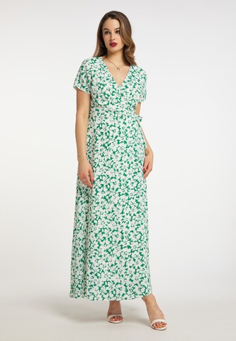 faina Dress in Green: front