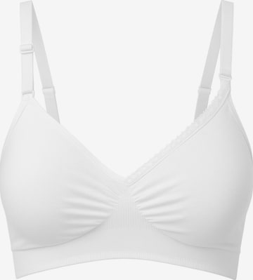 Reggiseno da allattamento 'MumEase' di fashionshowcase in bianco: frontale