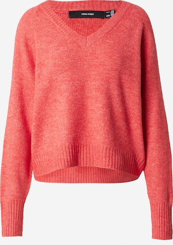 VERO MODA Pullover 'ELLYLEFILE' in Rot: predná strana