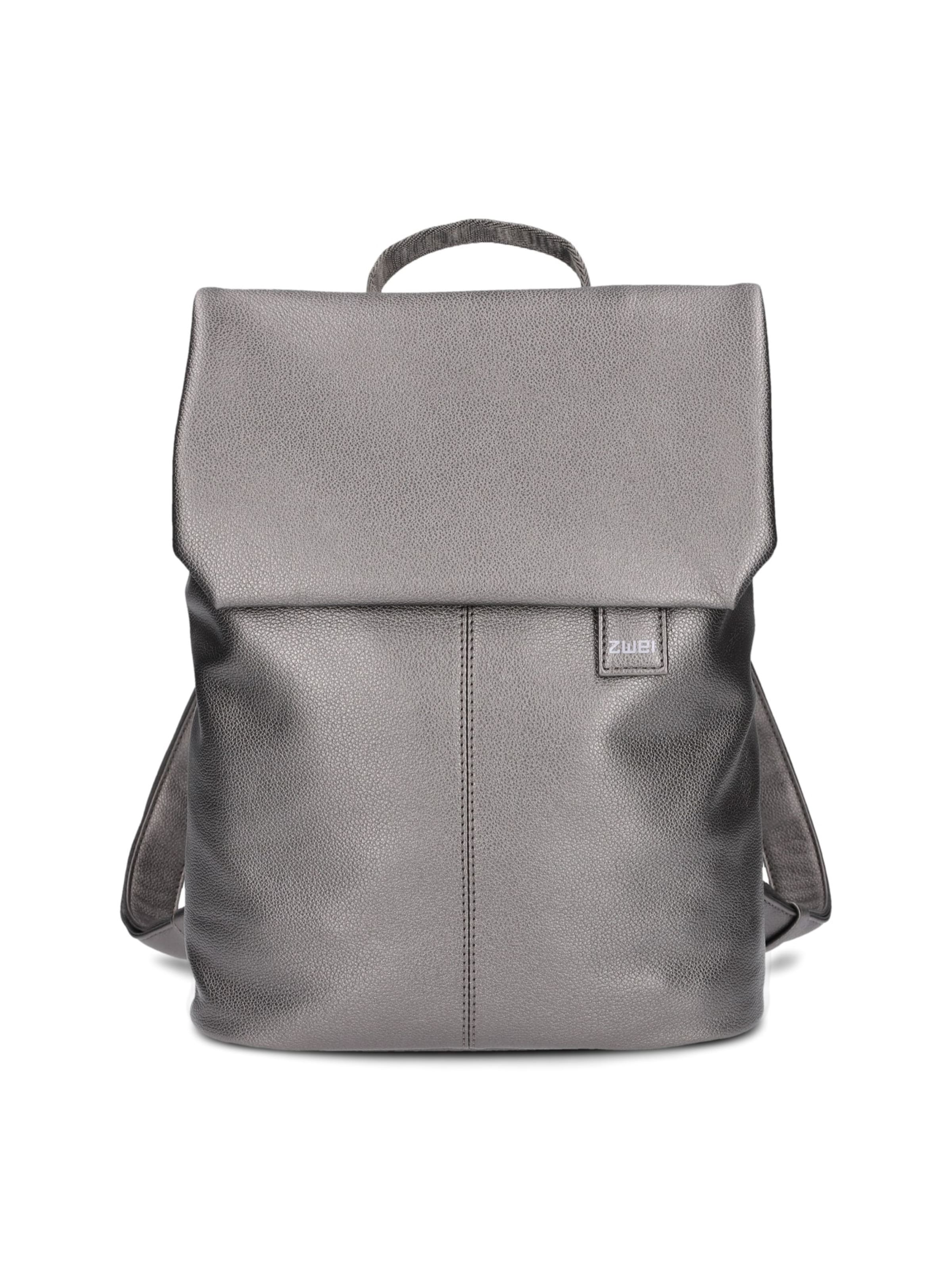 ZWEI Rucksack 'MADEMOISELLE.M MR13'‌‌‌‌‌ in Silber: Vorderseite