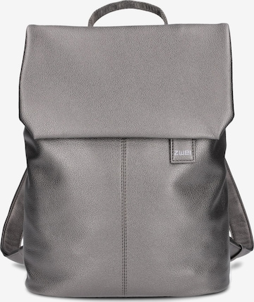 ZWEI Rucksack 'MADEMOISELLE.M MR13' in Silber: Vorderseite