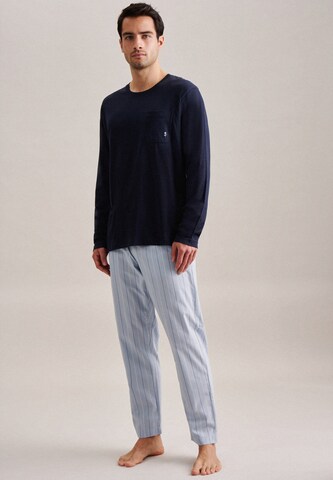 SEIDENSTICKER Long Pajamas in Blue: front