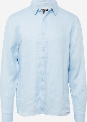 Key Largo - Regular Fit Camisa 'LUIS' em azul: frente