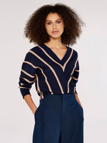 Pull-over Apricot en bleu : devant
