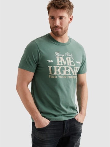PME Legend T-shirt 'T-shirt in jersey with large artwork' i svart: framsida