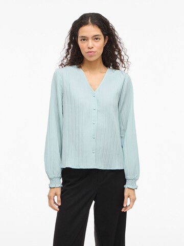 Chemisier 'VIELMA' VILA en bleu : devant