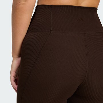 Skinny Pantaloni sportivi 'All Me' di ADIDAS PERFORMANCE in marrone