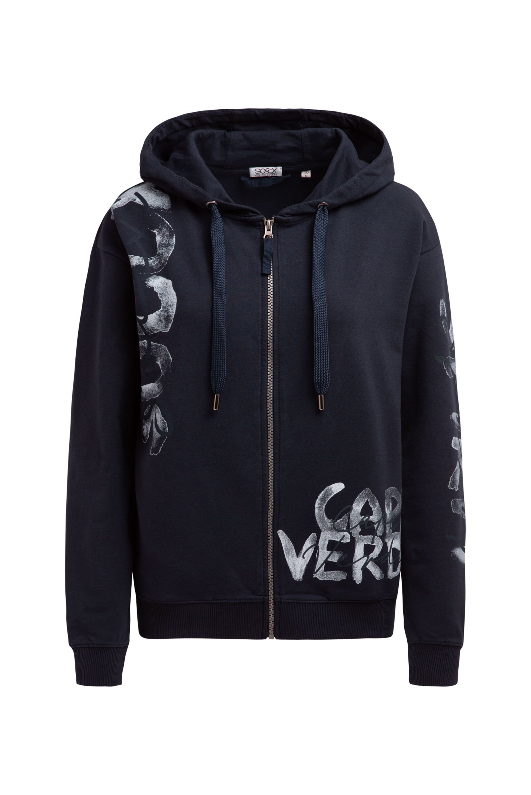 Soccx Sweatjacke in Blau: Vorderseite