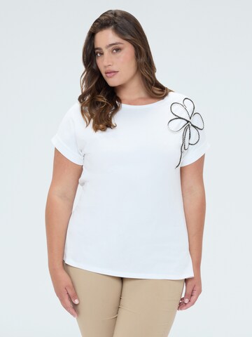Fiorella Rubino - Camiseta en blanco