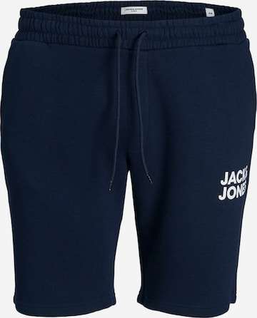 Jack & Jones Plus Pants in Blue: front