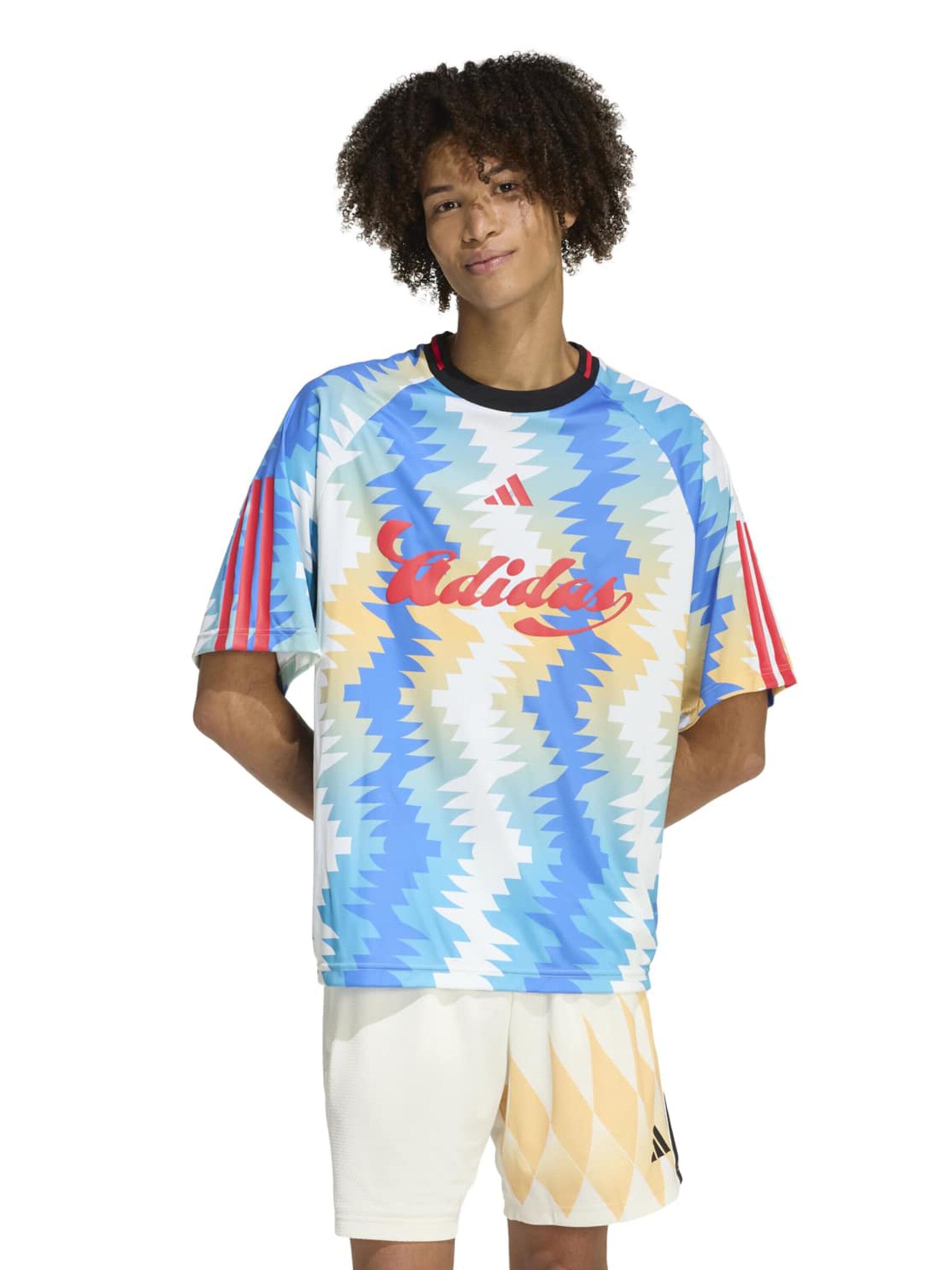 Tricou funcțional 'TIRO' de la ADIDAS SPORTSWEAR pe alb: față