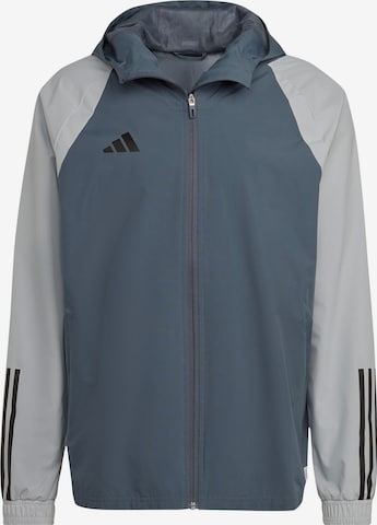 ADIDAS PERFORMANCE Athletic Jacket 'Tiro 23' in Grey: front