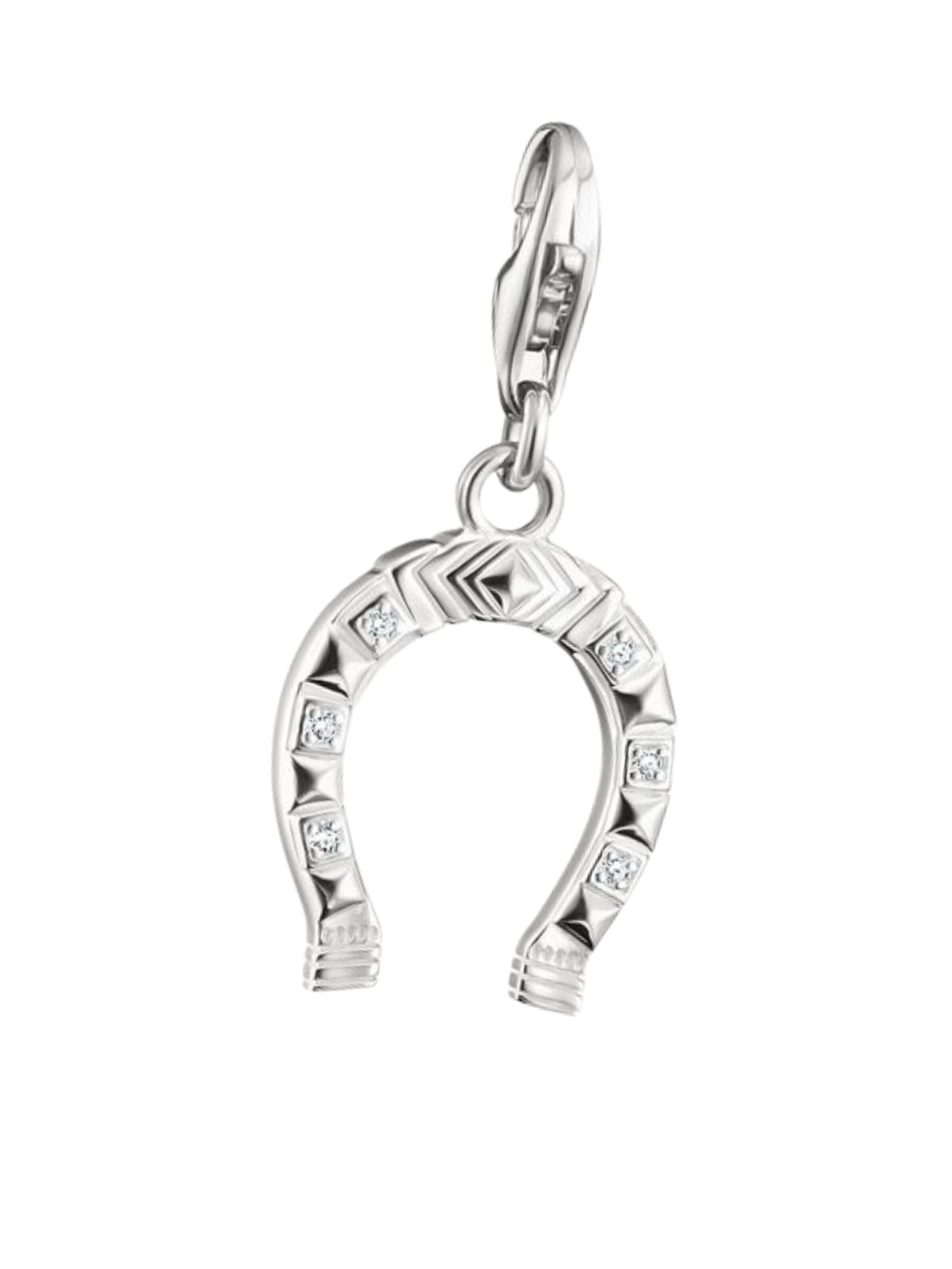 Pendentif 'Silberanhänger Charm Western Hufeisen Original' Thomas Sabo en argent