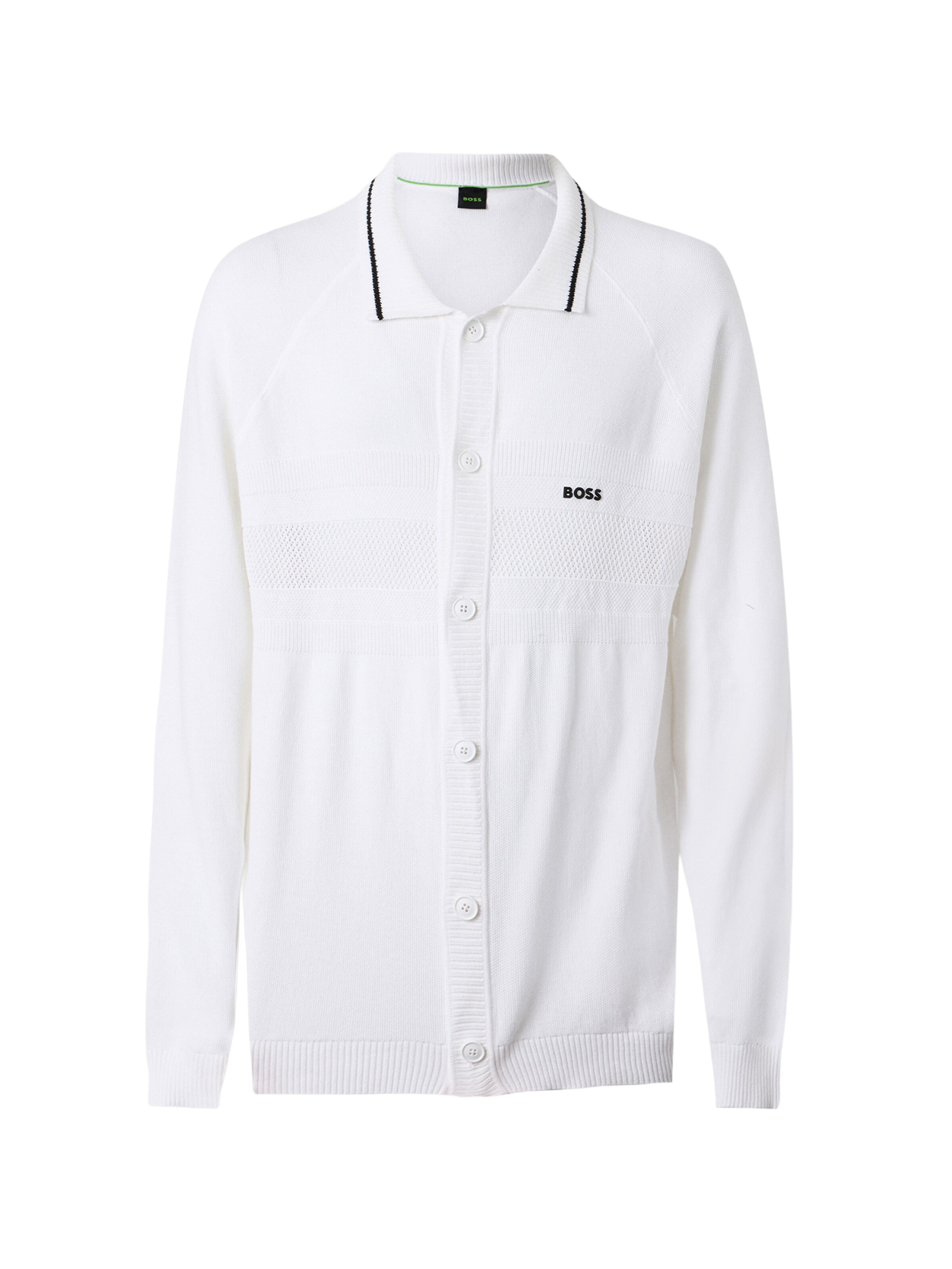 BOSS Cardigan 'Member' i hvid, Produktvisning