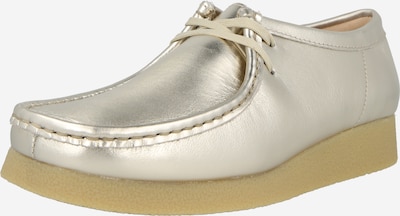 Batai su raišteliais 'Wallabee EVO' iš CLARKS, spalva – Auksas, Prekių apžvalga
