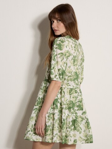 Apricot Dress in Green