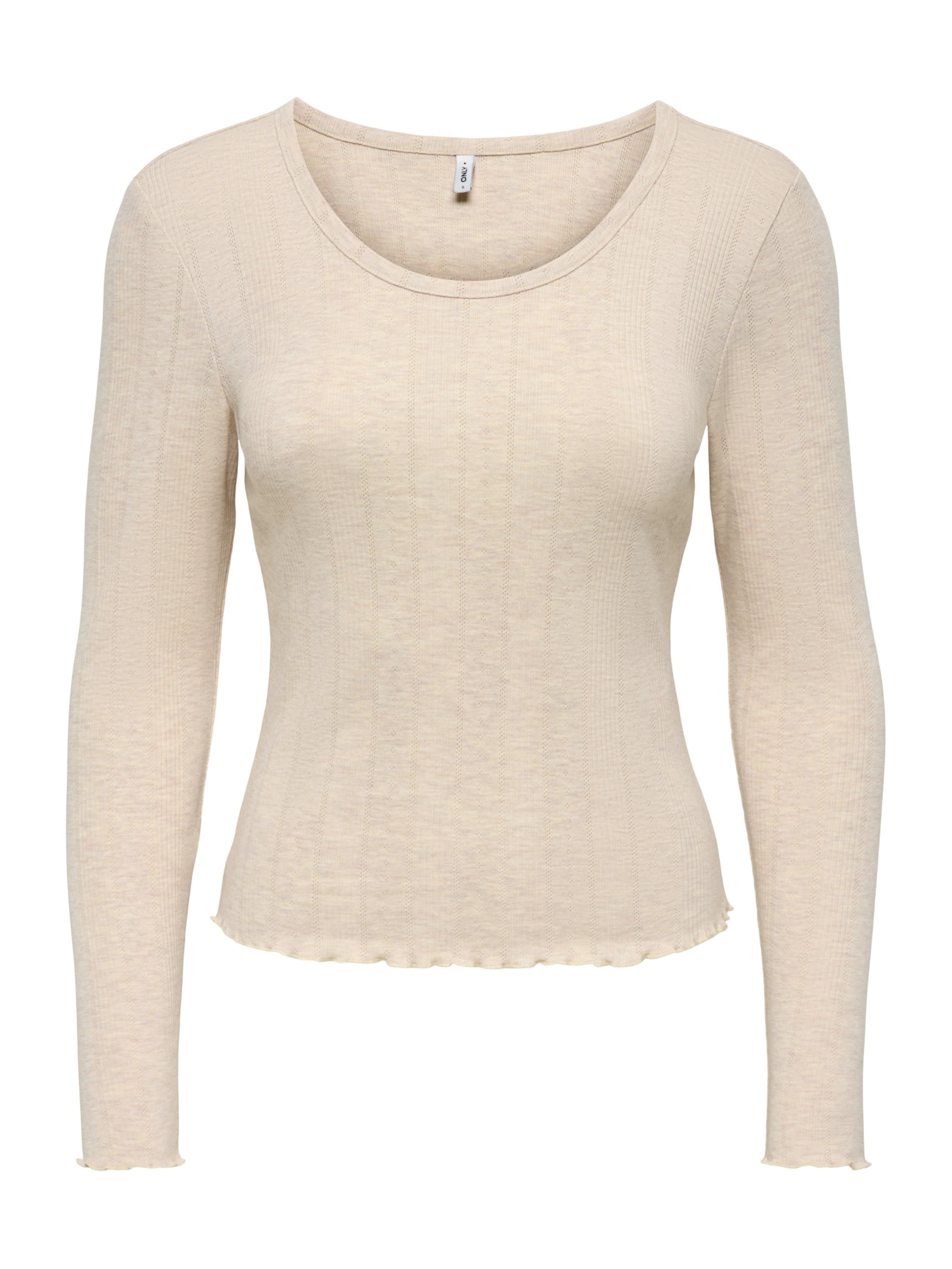 T-shirt 'ONLTenna' ONLY en beige : devant