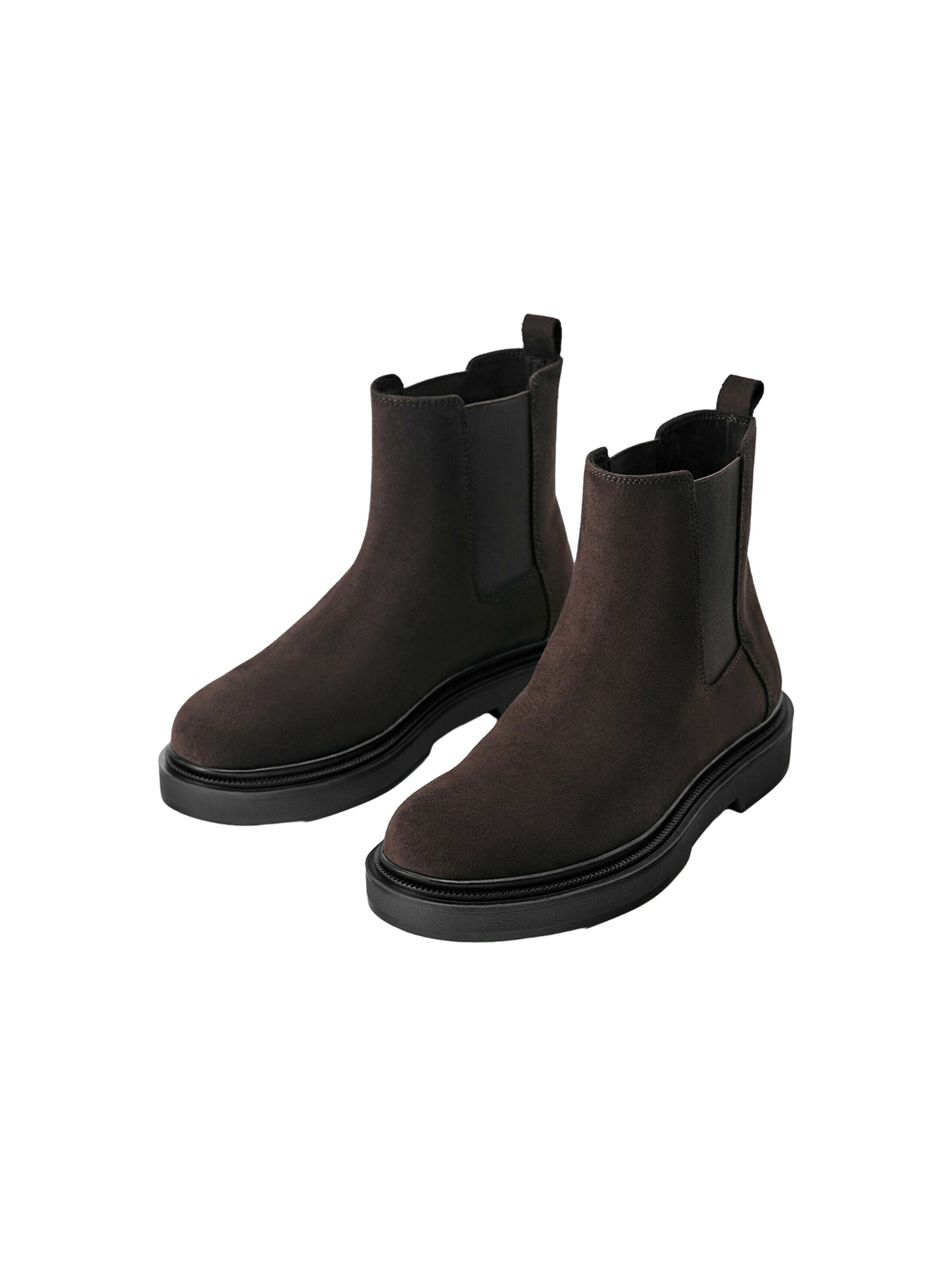 Pull&Bear Chelsea boty – hnědá