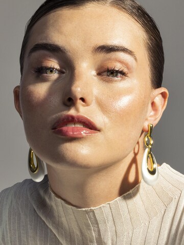 Luxenter - Pendientes 'Humola' en blanco