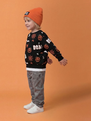 NAME IT Sweatshirt in Zwart: voorkant