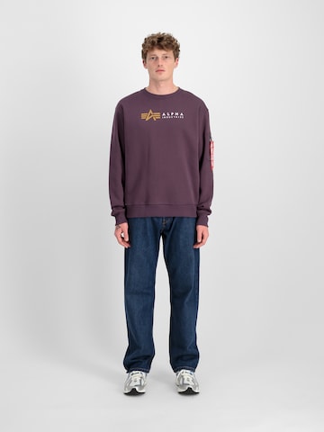 ALPHA INDUSTRIES Mikina – fialová