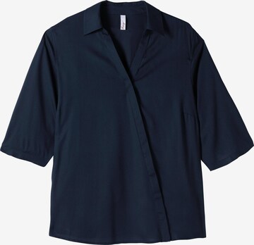 SHEEGO Blouse in Blue: front