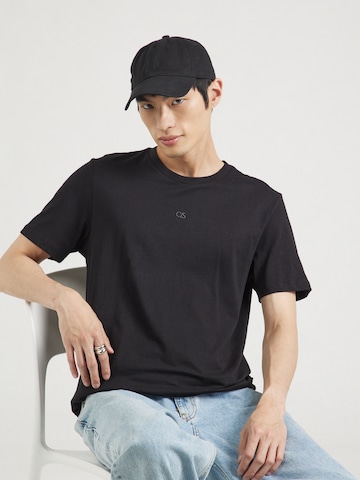 QS Shirt in Black: front
